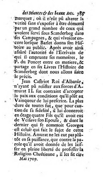 Mémoires pour l'histoire des sciences & des beaux-arts recüeillies par l'ordre de Son Altesse Serenissime Monseigneur Prince souverain de Dombes