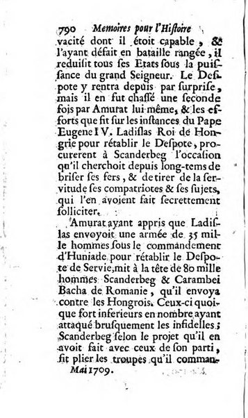 Mémoires pour l'histoire des sciences & des beaux-arts recüeillies par l'ordre de Son Altesse Serenissime Monseigneur Prince souverain de Dombes