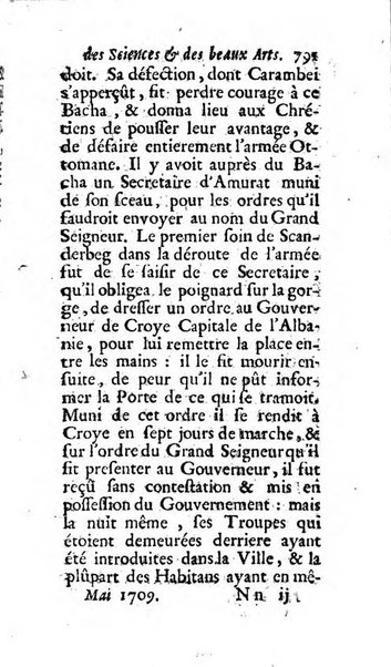 Mémoires pour l'histoire des sciences & des beaux-arts recüeillies par l'ordre de Son Altesse Serenissime Monseigneur Prince souverain de Dombes