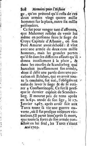 Mémoires pour l'histoire des sciences & des beaux-arts recüeillies par l'ordre de Son Altesse Serenissime Monseigneur Prince souverain de Dombes