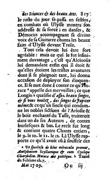 Mémoires pour l'histoire des sciences & des beaux-arts recüeillies par l'ordre de Son Altesse Serenissime Monseigneur Prince souverain de Dombes