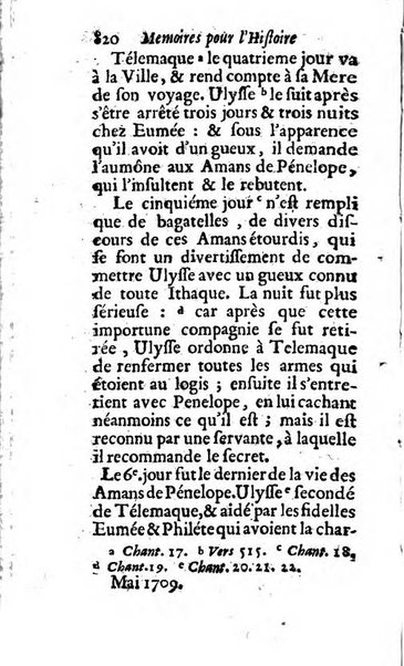 Mémoires pour l'histoire des sciences & des beaux-arts recüeillies par l'ordre de Son Altesse Serenissime Monseigneur Prince souverain de Dombes