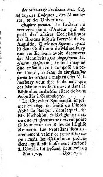 Mémoires pour l'histoire des sciences & des beaux-arts recüeillies par l'ordre de Son Altesse Serenissime Monseigneur Prince souverain de Dombes