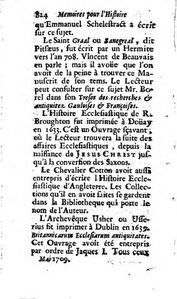 Mémoires pour l'histoire des sciences & des beaux-arts recüeillies par l'ordre de Son Altesse Serenissime Monseigneur Prince souverain de Dombes