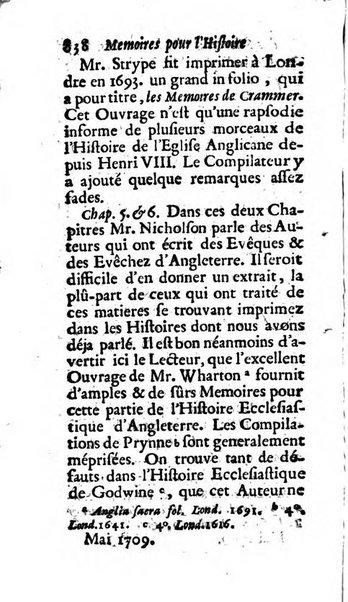 Mémoires pour l'histoire des sciences & des beaux-arts recüeillies par l'ordre de Son Altesse Serenissime Monseigneur Prince souverain de Dombes