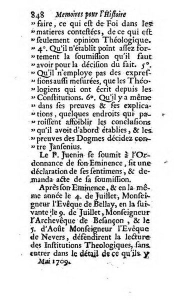 Mémoires pour l'histoire des sciences & des beaux-arts recüeillies par l'ordre de Son Altesse Serenissime Monseigneur Prince souverain de Dombes