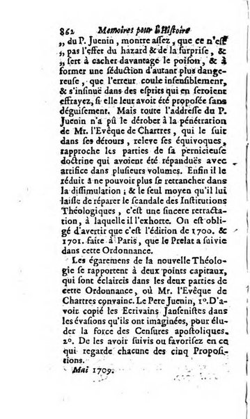 Mémoires pour l'histoire des sciences & des beaux-arts recüeillies par l'ordre de Son Altesse Serenissime Monseigneur Prince souverain de Dombes