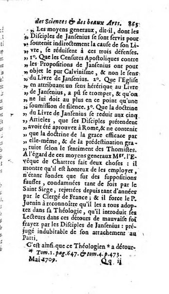 Mémoires pour l'histoire des sciences & des beaux-arts recüeillies par l'ordre de Son Altesse Serenissime Monseigneur Prince souverain de Dombes