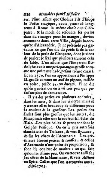 Mémoires pour l'histoire des sciences & des beaux-arts recüeillies par l'ordre de Son Altesse Serenissime Monseigneur Prince souverain de Dombes