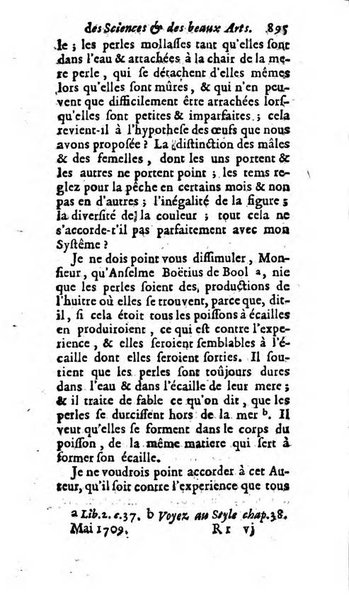 Mémoires pour l'histoire des sciences & des beaux-arts recüeillies par l'ordre de Son Altesse Serenissime Monseigneur Prince souverain de Dombes