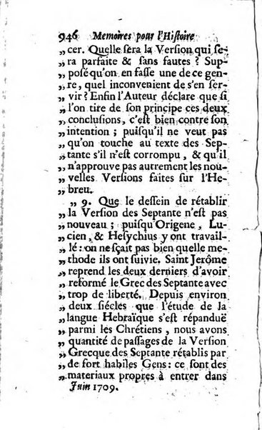 Mémoires pour l'histoire des sciences & des beaux-arts recüeillies par l'ordre de Son Altesse Serenissime Monseigneur Prince souverain de Dombes