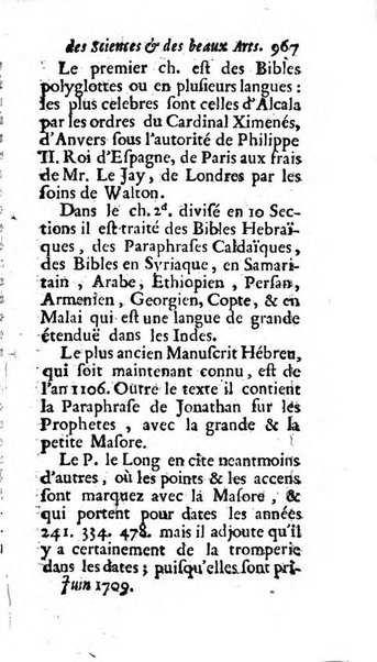 Mémoires pour l'histoire des sciences & des beaux-arts recüeillies par l'ordre de Son Altesse Serenissime Monseigneur Prince souverain de Dombes