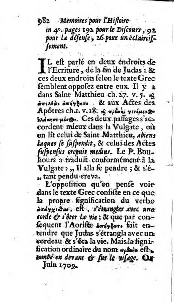 Mémoires pour l'histoire des sciences & des beaux-arts recüeillies par l'ordre de Son Altesse Serenissime Monseigneur Prince souverain de Dombes