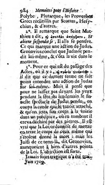 Mémoires pour l'histoire des sciences & des beaux-arts recüeillies par l'ordre de Son Altesse Serenissime Monseigneur Prince souverain de Dombes