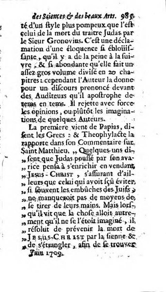 Mémoires pour l'histoire des sciences & des beaux-arts recüeillies par l'ordre de Son Altesse Serenissime Monseigneur Prince souverain de Dombes