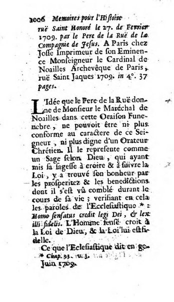 Mémoires pour l'histoire des sciences & des beaux-arts recüeillies par l'ordre de Son Altesse Serenissime Monseigneur Prince souverain de Dombes