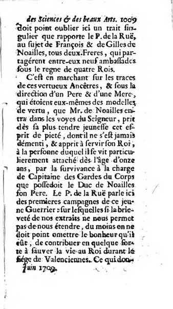 Mémoires pour l'histoire des sciences & des beaux-arts recüeillies par l'ordre de Son Altesse Serenissime Monseigneur Prince souverain de Dombes