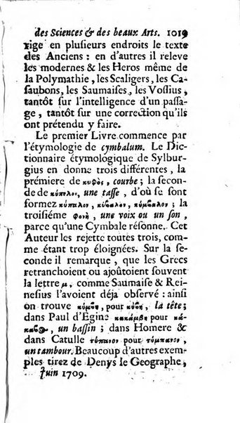 Mémoires pour l'histoire des sciences & des beaux-arts recüeillies par l'ordre de Son Altesse Serenissime Monseigneur Prince souverain de Dombes