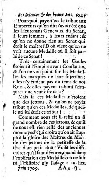 Mémoires pour l'histoire des sciences & des beaux-arts recüeillies par l'ordre de Son Altesse Serenissime Monseigneur Prince souverain de Dombes