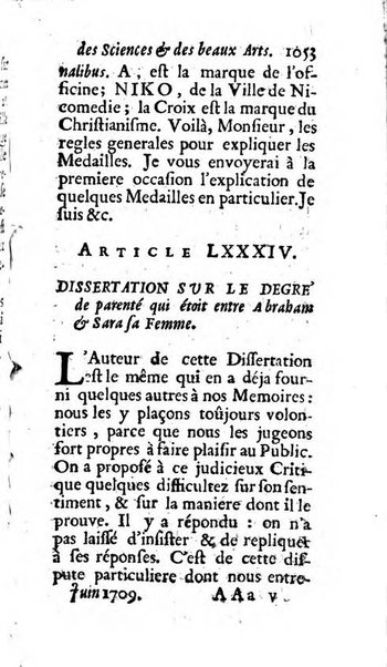 Mémoires pour l'histoire des sciences & des beaux-arts recüeillies par l'ordre de Son Altesse Serenissime Monseigneur Prince souverain de Dombes