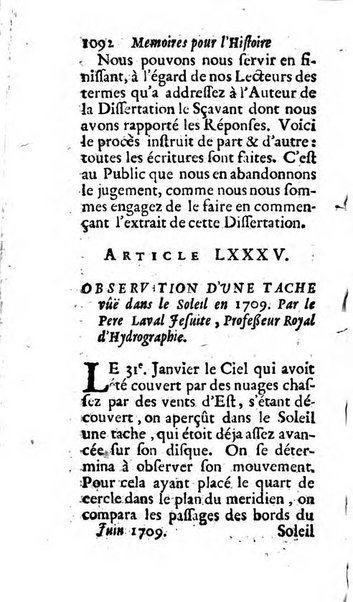 Mémoires pour l'histoire des sciences & des beaux-arts recüeillies par l'ordre de Son Altesse Serenissime Monseigneur Prince souverain de Dombes