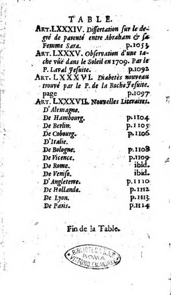 Mémoires pour l'histoire des sciences & des beaux-arts recüeillies par l'ordre de Son Altesse Serenissime Monseigneur Prince souverain de Dombes