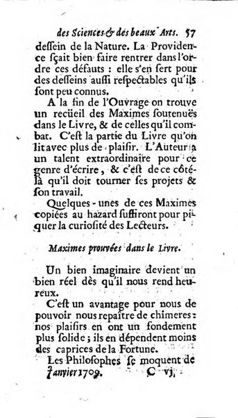 Mémoires pour l'histoire des sciences & des beaux-arts recüeillies par l'ordre de Son Altesse Serenissime Monseigneur Prince souverain de Dombes