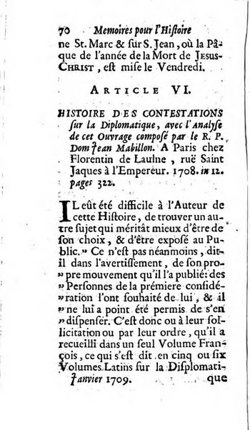 Mémoires pour l'histoire des sciences & des beaux-arts recüeillies par l'ordre de Son Altesse Serenissime Monseigneur Prince souverain de Dombes