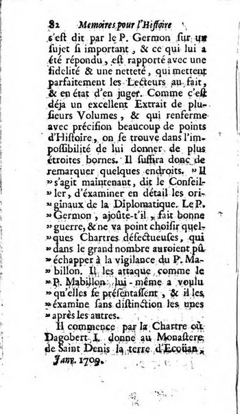 Mémoires pour l'histoire des sciences & des beaux-arts recüeillies par l'ordre de Son Altesse Serenissime Monseigneur Prince souverain de Dombes