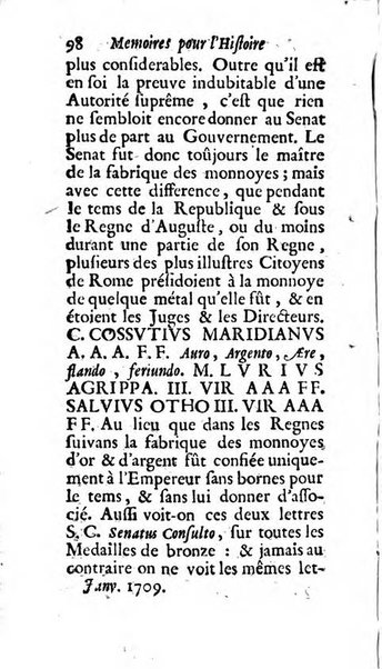 Mémoires pour l'histoire des sciences & des beaux-arts recüeillies par l'ordre de Son Altesse Serenissime Monseigneur Prince souverain de Dombes