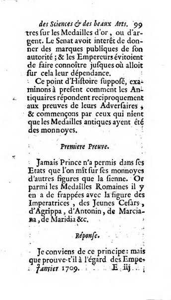 Mémoires pour l'histoire des sciences & des beaux-arts recüeillies par l'ordre de Son Altesse Serenissime Monseigneur Prince souverain de Dombes