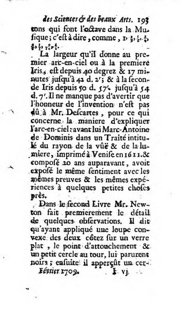 Mémoires pour l'histoire des sciences & des beaux-arts recüeillies par l'ordre de Son Altesse Serenissime Monseigneur Prince souverain de Dombes