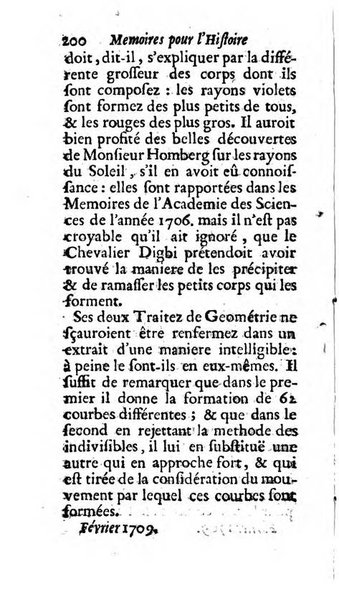 Mémoires pour l'histoire des sciences & des beaux-arts recüeillies par l'ordre de Son Altesse Serenissime Monseigneur Prince souverain de Dombes