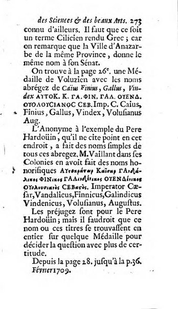 Mémoires pour l'histoire des sciences & des beaux-arts recüeillies par l'ordre de Son Altesse Serenissime Monseigneur Prince souverain de Dombes