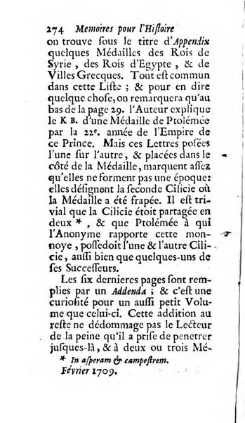 Mémoires pour l'histoire des sciences & des beaux-arts recüeillies par l'ordre de Son Altesse Serenissime Monseigneur Prince souverain de Dombes