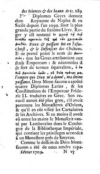 Mémoires pour l'histoire des sciences & des beaux-arts recüeillies par l'ordre de Son Altesse Serenissime Monseigneur Prince souverain de Dombes