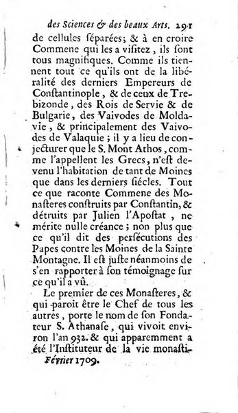 Mémoires pour l'histoire des sciences & des beaux-arts recüeillies par l'ordre de Son Altesse Serenissime Monseigneur Prince souverain de Dombes