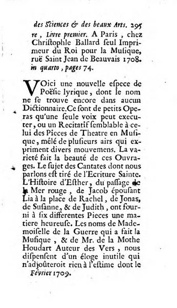 Mémoires pour l'histoire des sciences & des beaux-arts recüeillies par l'ordre de Son Altesse Serenissime Monseigneur Prince souverain de Dombes