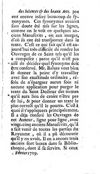 Mémoires pour l'histoire des sciences & des beaux-arts recüeillies par l'ordre de Son Altesse Serenissime Monseigneur Prince souverain de Dombes