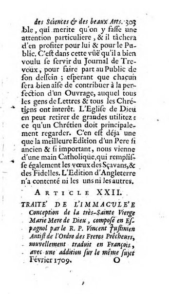 Mémoires pour l'histoire des sciences & des beaux-arts recüeillies par l'ordre de Son Altesse Serenissime Monseigneur Prince souverain de Dombes