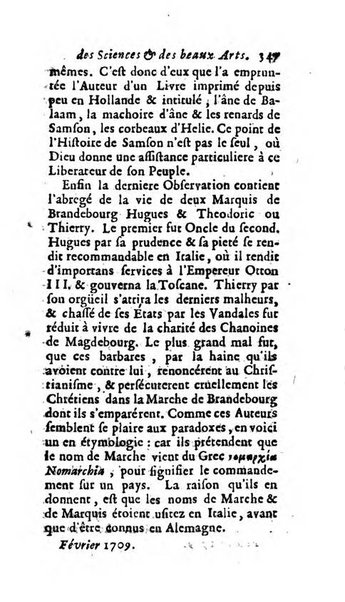 Mémoires pour l'histoire des sciences & des beaux-arts recüeillies par l'ordre de Son Altesse Serenissime Monseigneur Prince souverain de Dombes