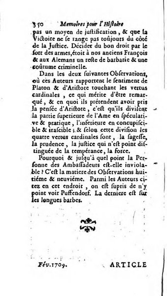 Mémoires pour l'histoire des sciences & des beaux-arts recüeillies par l'ordre de Son Altesse Serenissime Monseigneur Prince souverain de Dombes