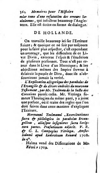 Mémoires pour l'histoire des sciences & des beaux-arts recüeillies par l'ordre de Son Altesse Serenissime Monseigneur Prince souverain de Dombes