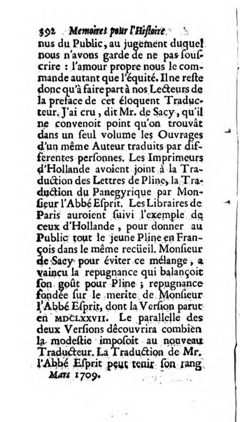 Mémoires pour l'histoire des sciences & des beaux-arts recüeillies par l'ordre de Son Altesse Serenissime Monseigneur Prince souverain de Dombes