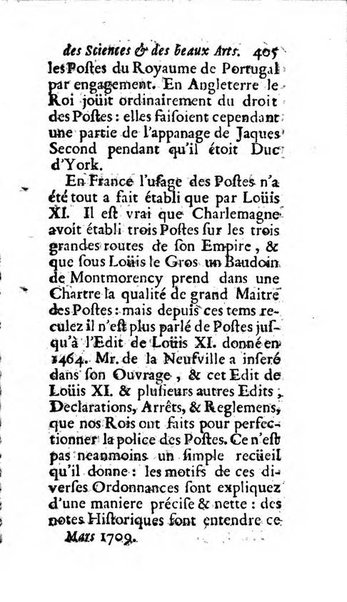 Mémoires pour l'histoire des sciences & des beaux-arts recüeillies par l'ordre de Son Altesse Serenissime Monseigneur Prince souverain de Dombes