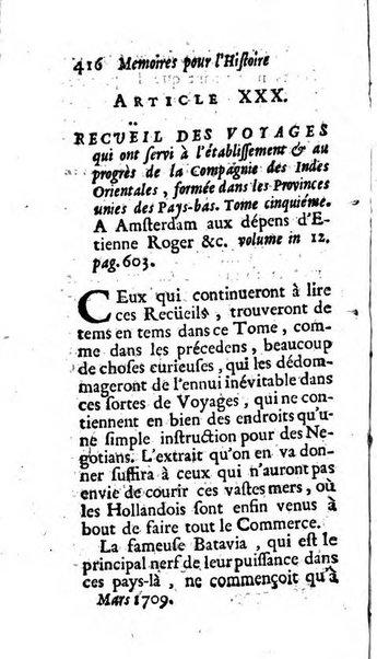 Mémoires pour l'histoire des sciences & des beaux-arts recüeillies par l'ordre de Son Altesse Serenissime Monseigneur Prince souverain de Dombes