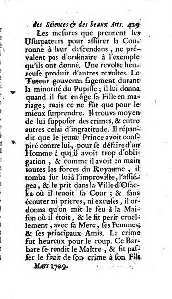 Mémoires pour l'histoire des sciences & des beaux-arts recüeillies par l'ordre de Son Altesse Serenissime Monseigneur Prince souverain de Dombes