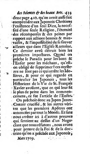 Mémoires pour l'histoire des sciences & des beaux-arts recüeillies par l'ordre de Son Altesse Serenissime Monseigneur Prince souverain de Dombes