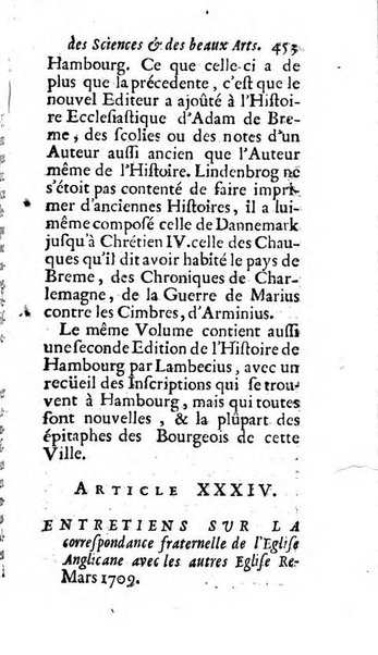 Mémoires pour l'histoire des sciences & des beaux-arts recüeillies par l'ordre de Son Altesse Serenissime Monseigneur Prince souverain de Dombes