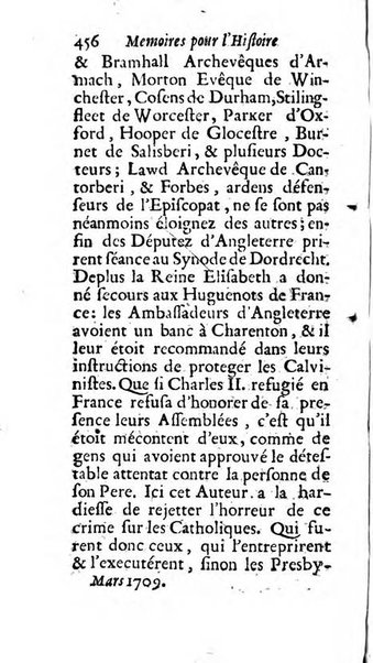 Mémoires pour l'histoire des sciences & des beaux-arts recüeillies par l'ordre de Son Altesse Serenissime Monseigneur Prince souverain de Dombes